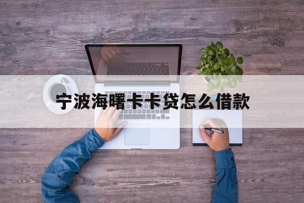 宁波海曙卡卡贷怎么借款