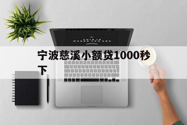 宁波慈溪小额贷1000秒下
