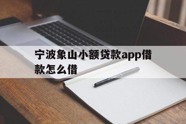 宁波象山小额贷款app借款怎么借