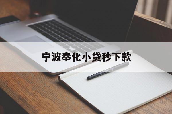 宁波奉化小贷秒下款