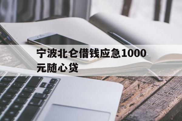 宁波北仑借钱应急1000元随心贷
