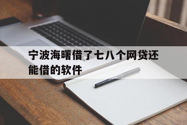 宁波海曙借了七八个网贷还能借的软件