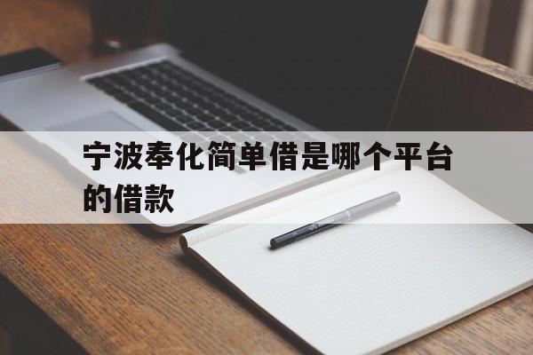 详细阅读:宁波奉化简单借是哪个平台的借款 宁波奉化简单借是哪个平台的借款