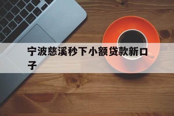 宁波慈溪秒下小额贷款新口子