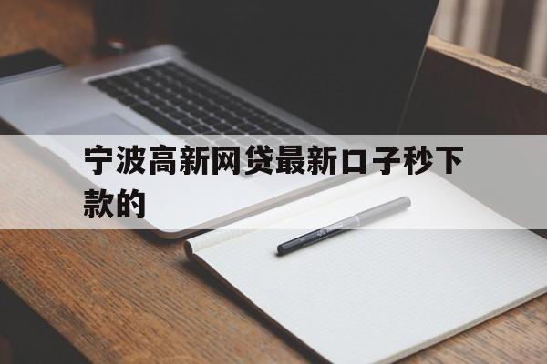 宁波高新网贷最新口子秒下款的