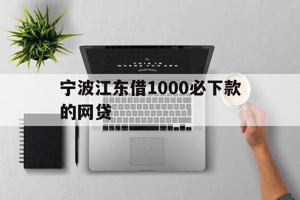 宁波江东借1000必下款的网贷