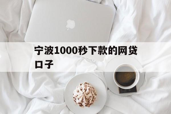 宁波1000秒下款的网贷口子
