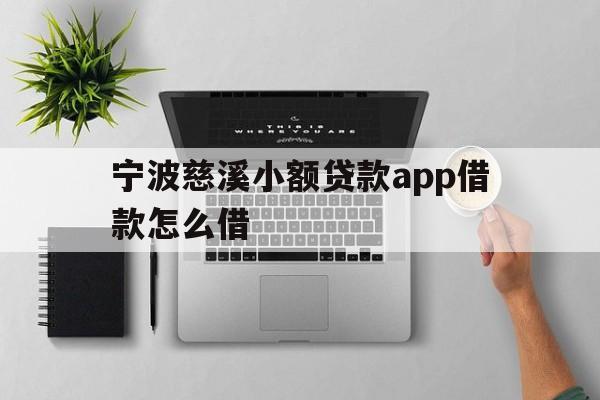 宁波慈溪小额贷款app借款怎么借